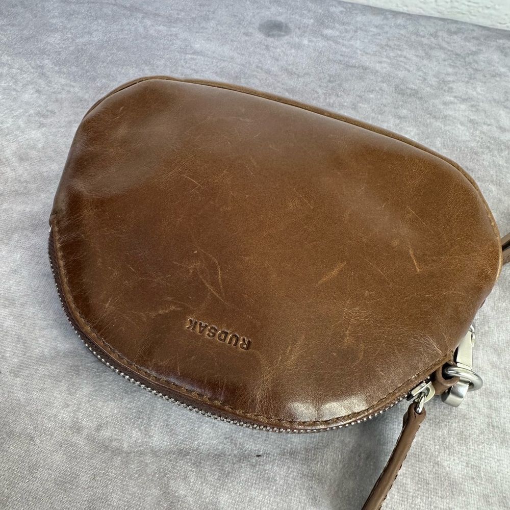 Rudsak Brown Leather Wristlet Bag - Picture 5 of 8